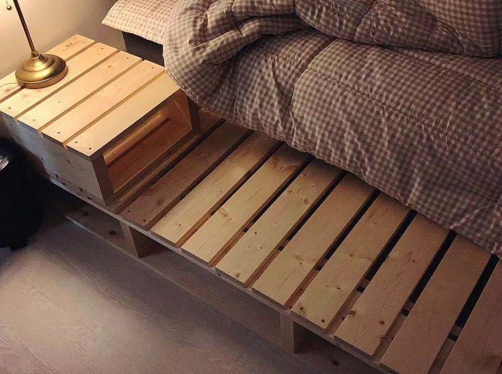 妖精会所 榻榻米床架全实木ins风卧室改造日韩风民宿地台可定制