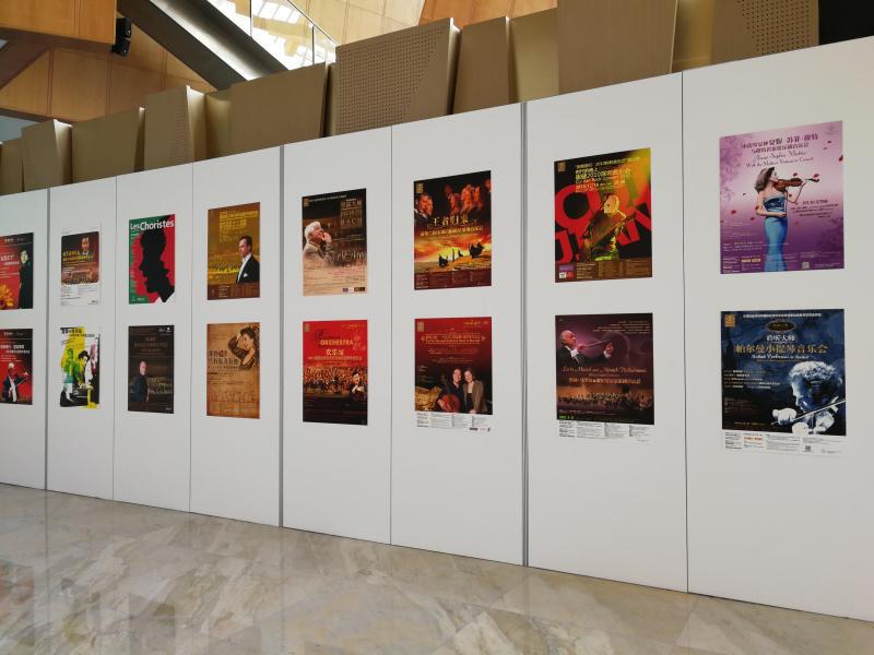 无缝书画展板宣传展示板展览高档亚麻艺术板墙摄影作品摄影展墙