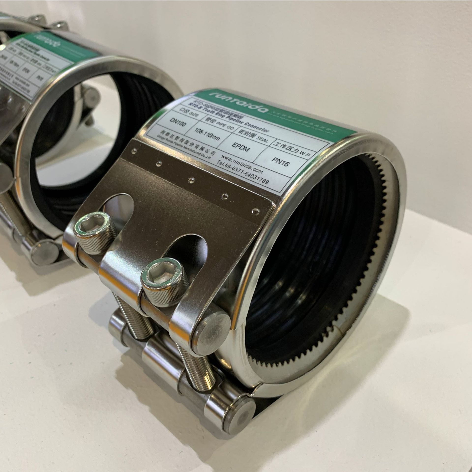 润达管道 现货批发哈夫节 带压堵漏器 多种型号金属管道连接器