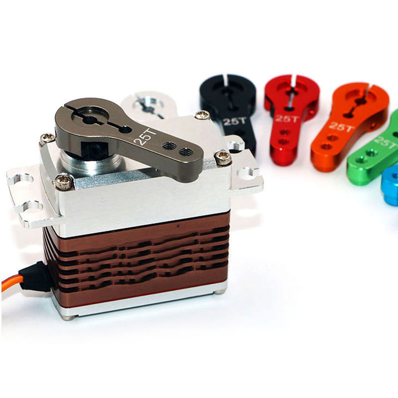 25t舵机臂铝合金升级版适合futaba,mg995 mg996r舵机