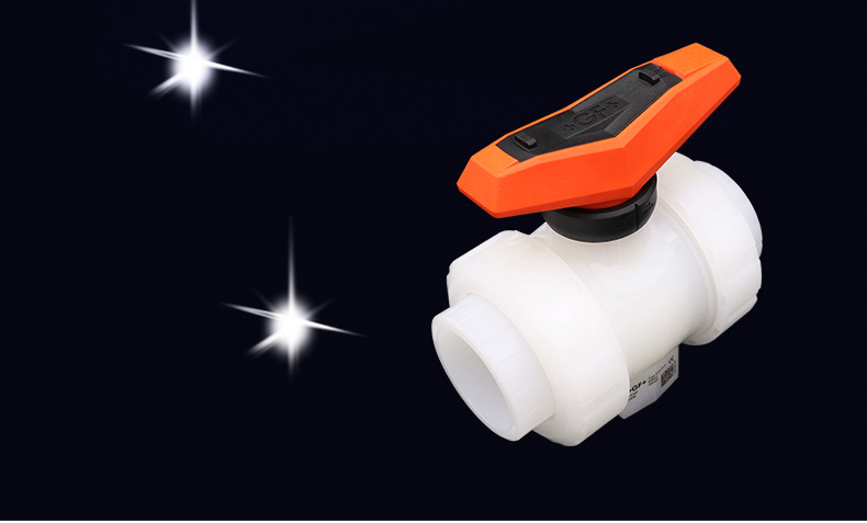 乔治费歇尔 gf  【pvdf球阀】进口pvdf546型活接球阀 双由令阀门