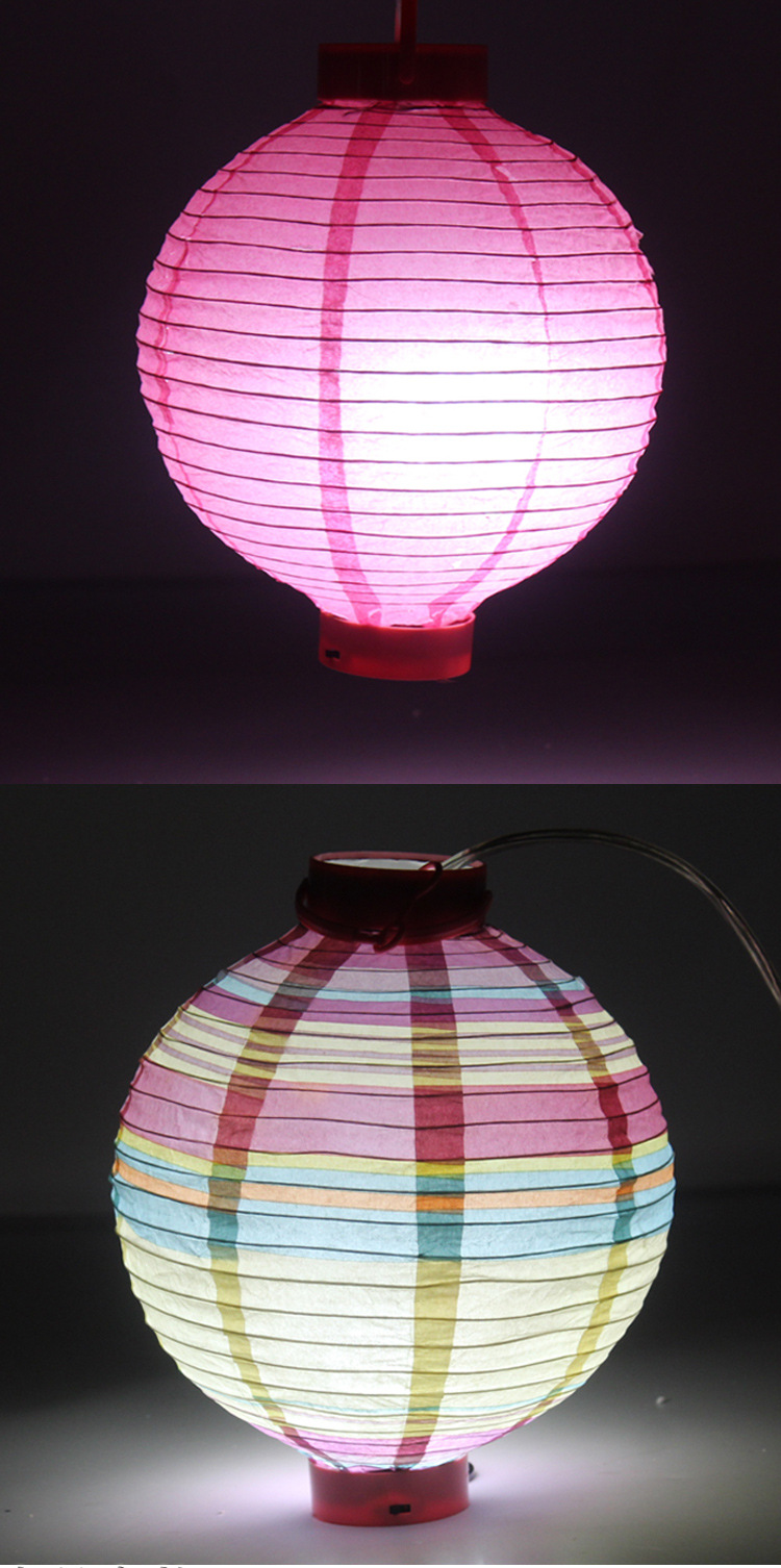 纯手工纸灯罩 室内装饰圆形纸灯罩 可折叠灯罩