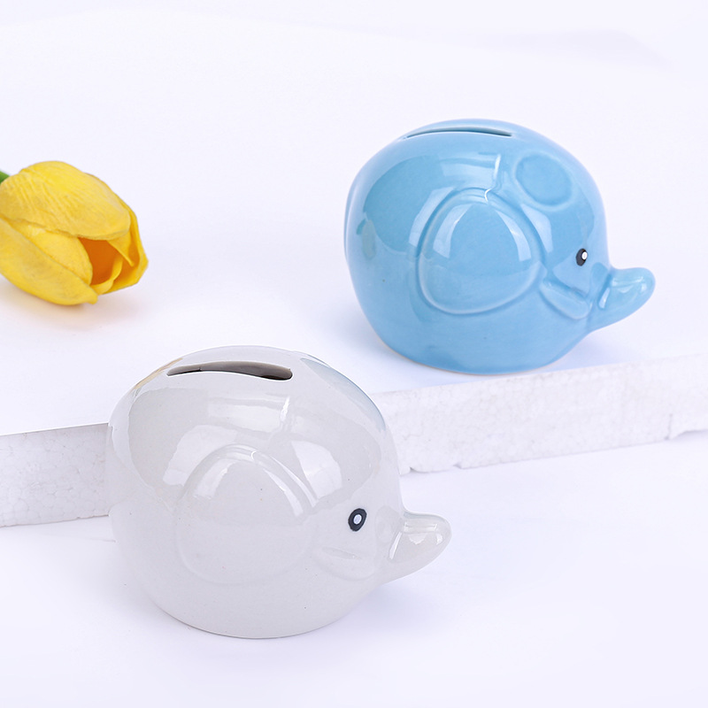 陶瓷储蓄罐创意可爱小象零钱罐家居摆件儿童礼品厂家直供