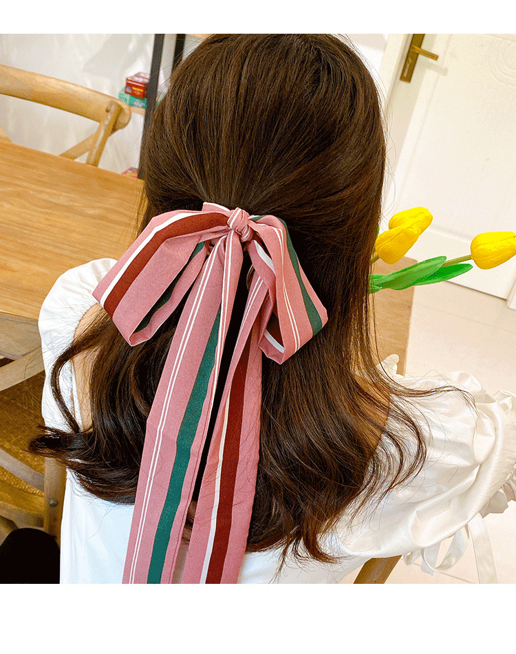 加长2米发绳长发编发发带蝴蝶结 编辫子扎马尾长飘带头绳丝巾超仙