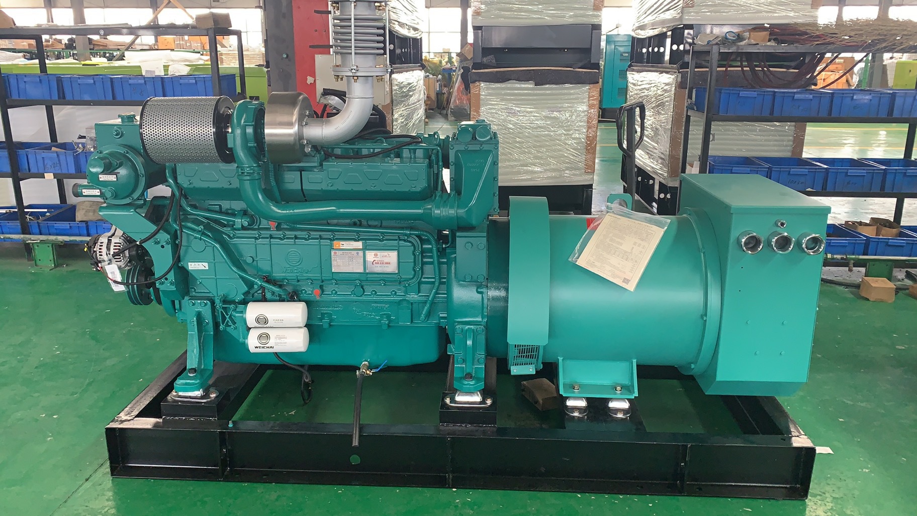 潍柴动力200千瓦船用发电机组潍柴wp10cd264e200船用发电机组