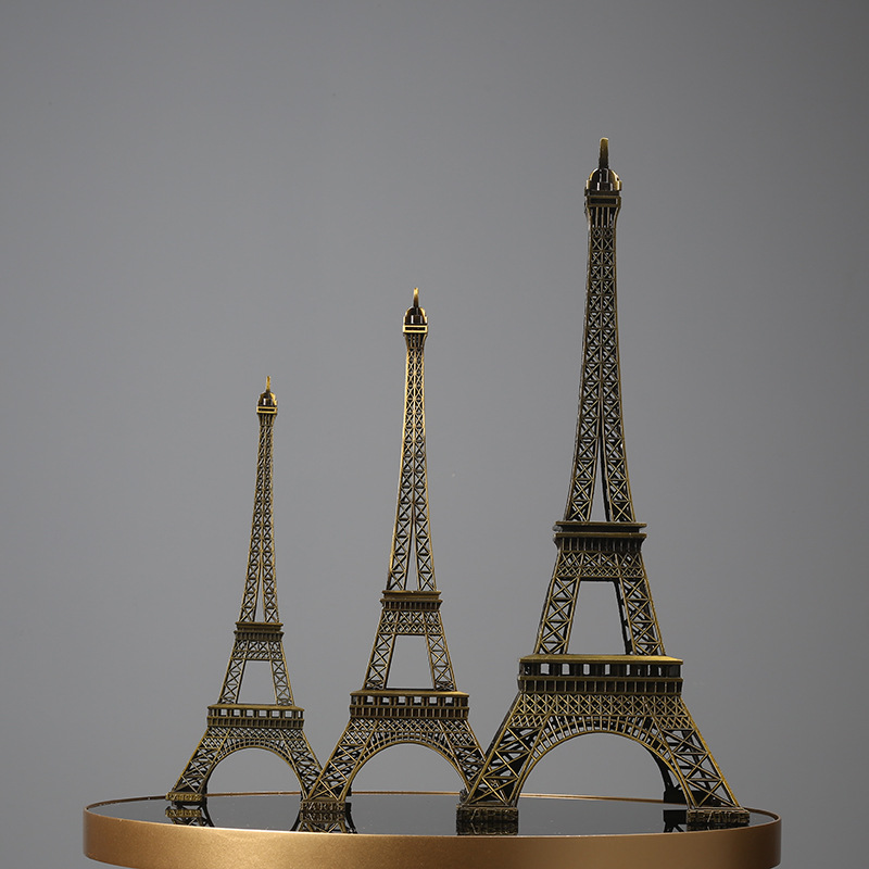 巴黎埃菲尔铁塔摆件模型生日礼物玄关家居客厅小工艺品酒柜装饰品