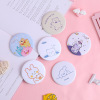 the republic of korea ins Take it with you Cosmetic mirror Tinplate Circular mirror lovely Mini Portable Portable mirror gift gift the republic of korea ins Take it with you Cosmetic mirror Tinplate Circular mirror lovely Mini Portable Portable mirror gift gift