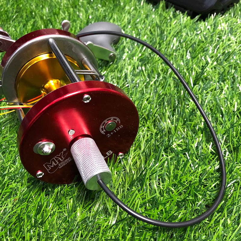 可视锚渔轮鼓轮全金属明洋渔轮9000型金属鼓轮改装渔轮单轮