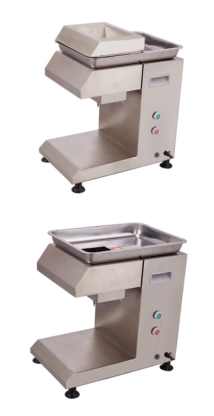 切丝切片机_台式肉切丝全自动切肉机食品级小型切肉丝肉片机直销