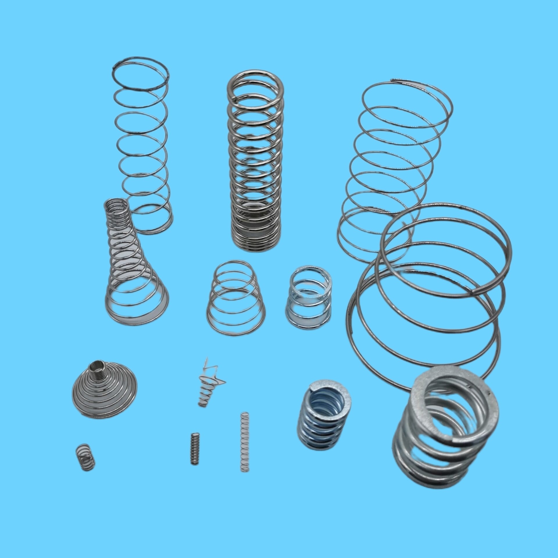 定制不锈钢压簧 圆柱玩具电子电器喇叭压缩弹簧压力弹簧 细弹簧