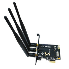 WiFi + Bluetooth 4.0 Card to PCI-E x1 Adapter for