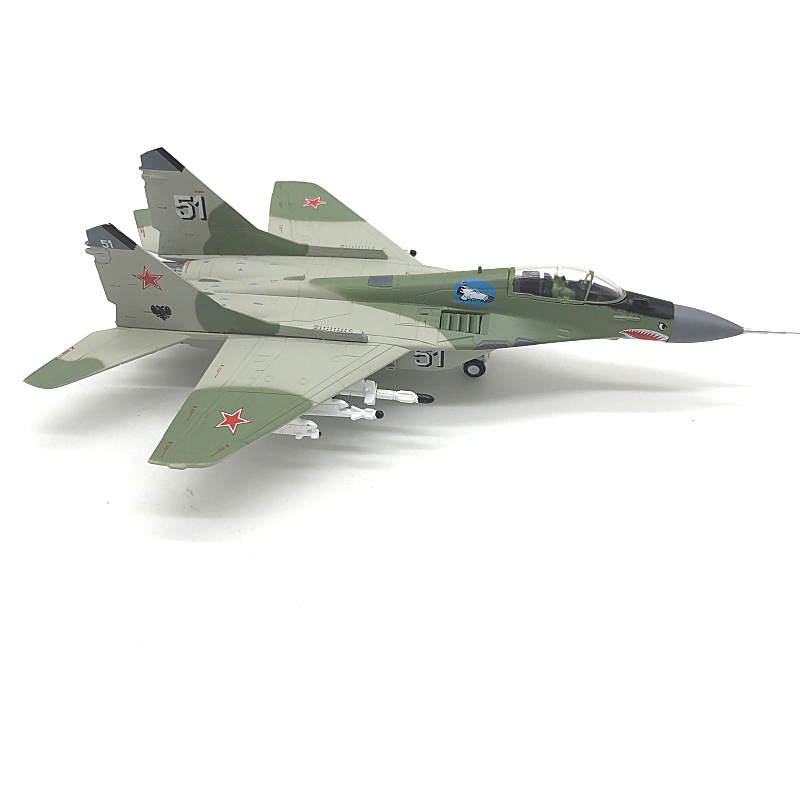 1/100nsmodel俄罗斯米格29mig-29仿真合金多用途战斗机模型成品