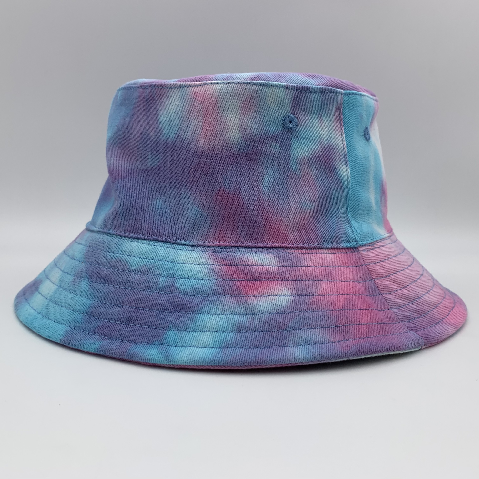 扎染七彩涂鸦盘帽女帽出游防晒帽子批发价购物袋围裙工厂