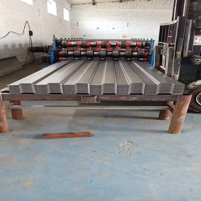 6mm厚集装箱车厢板 镀锌压型钢板可加工折弯 镀锌天沟