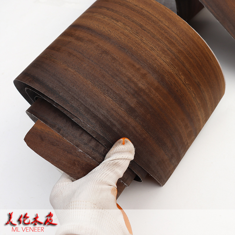 天然烟熏尤加利木皮 0.25mm厚 可定制无纺布 家具 汽车内饰贴皮