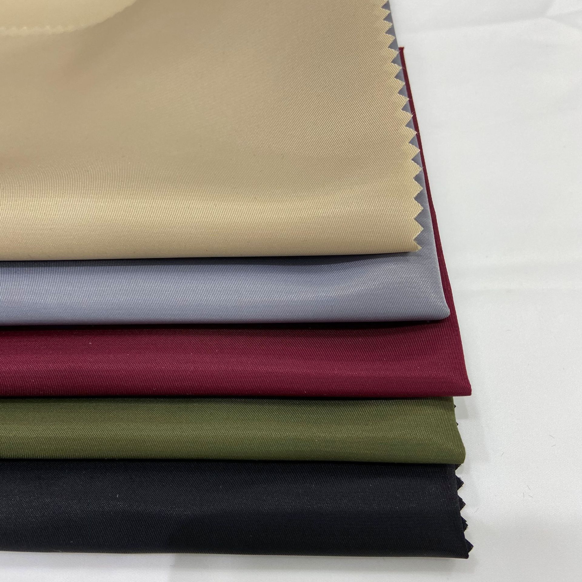 现货尼龙斜面料 飞行员夹克棒球服外套面料 尼龙斜纹布料 防水布