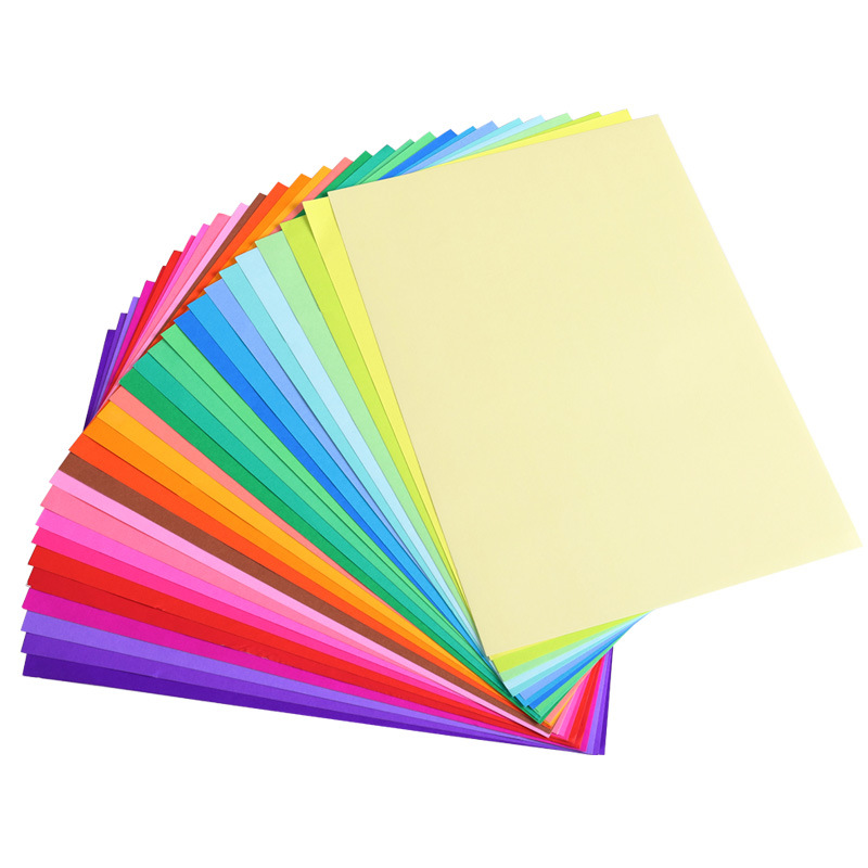 8k彩色卡纸厚手工学生儿童硬卡纸大张8开幼儿园大卡纸硬纸超大红