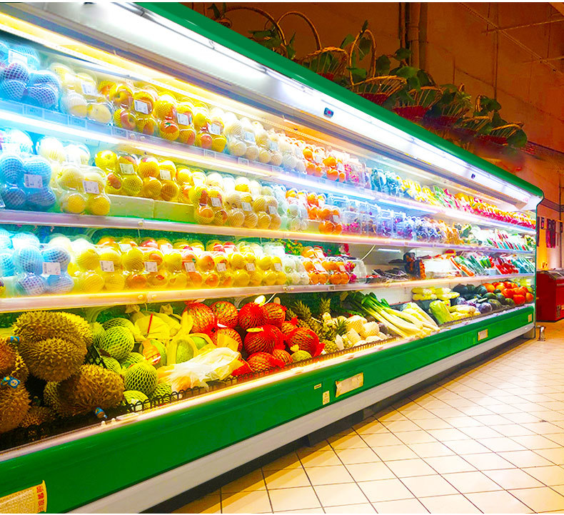 悍舒水果保鲜柜商用冷柜立式冷冰柜麻辣烫展示柜冷藏点菜柜风幕柜