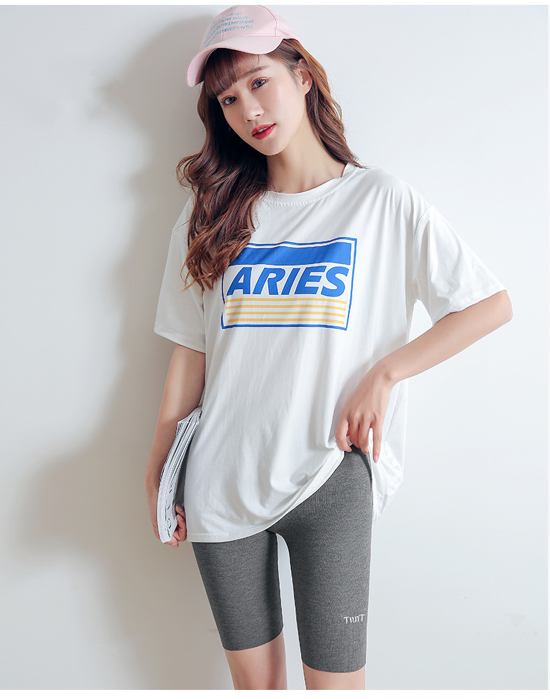 夏季薄款螺纹五分打底裤女外穿高腰弹力大码安全裤防走光百搭短裤