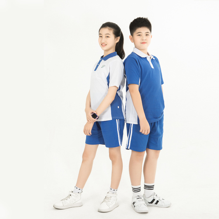 深圳校服中学生夏季男女校服运动服短袖短裤教育局指定生产厂家
