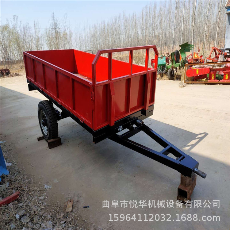 拖拉机斗 车斗 拖车 5吨液压自卸挂车 农用拖车 拖拉机拖挂车斗