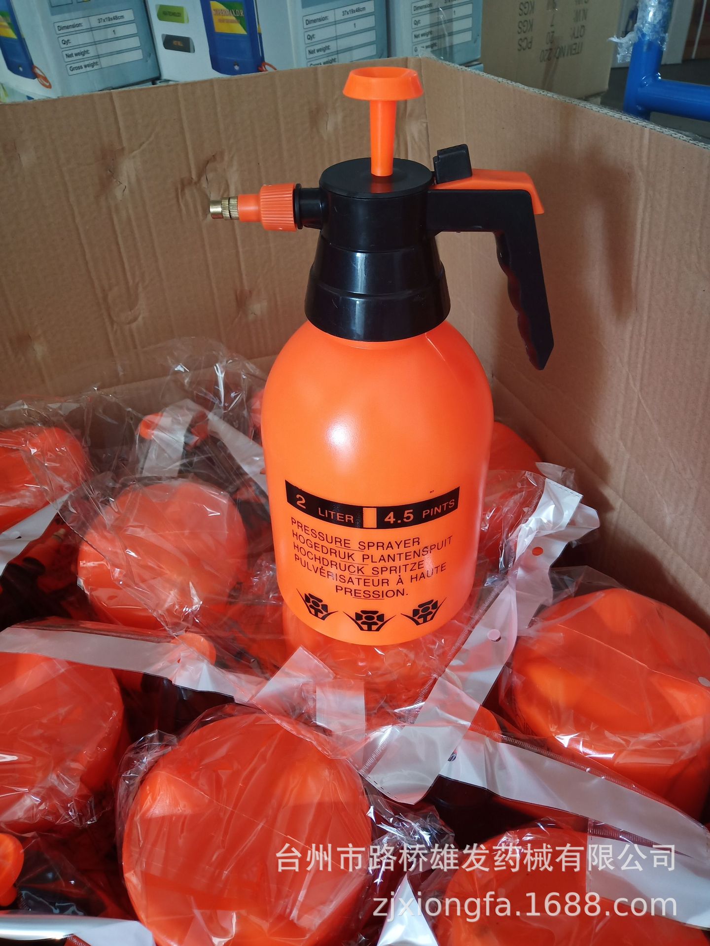 浇花喷壶喷雾瓶园艺家用气压式洒水壶小型压力壶2升浇花消毒防疫