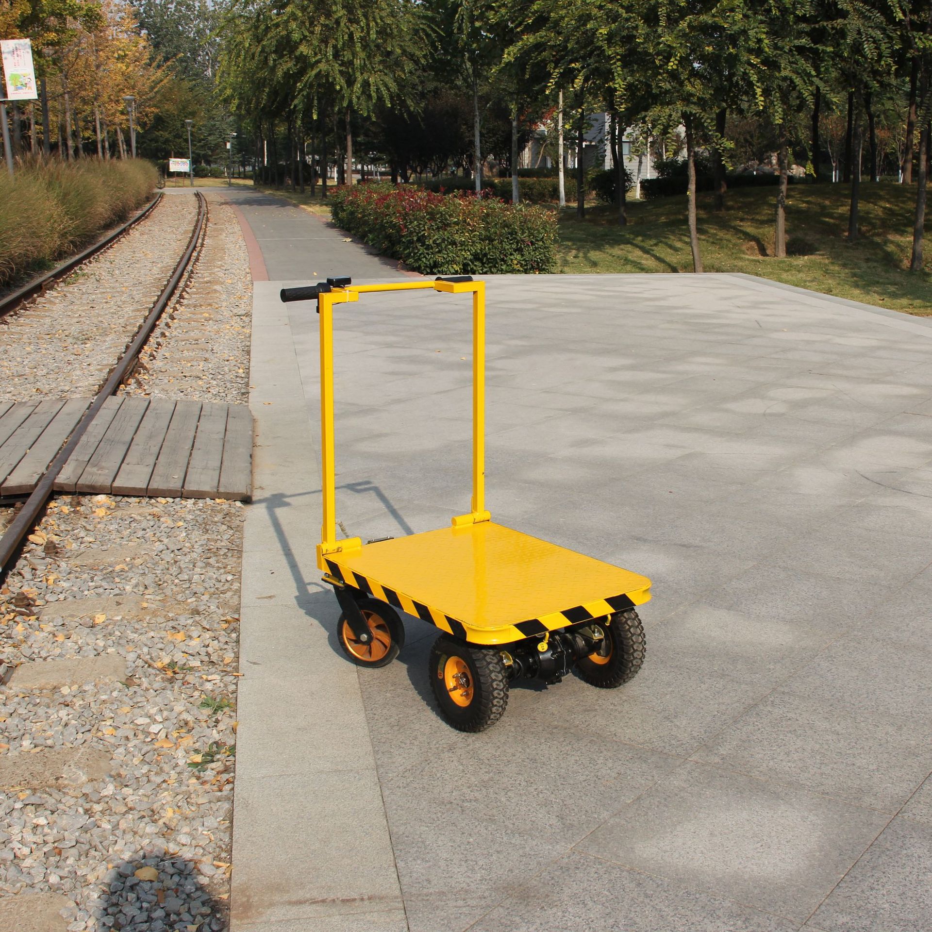 电动平板车 便携手推车 瓷砖车 折叠搬运车