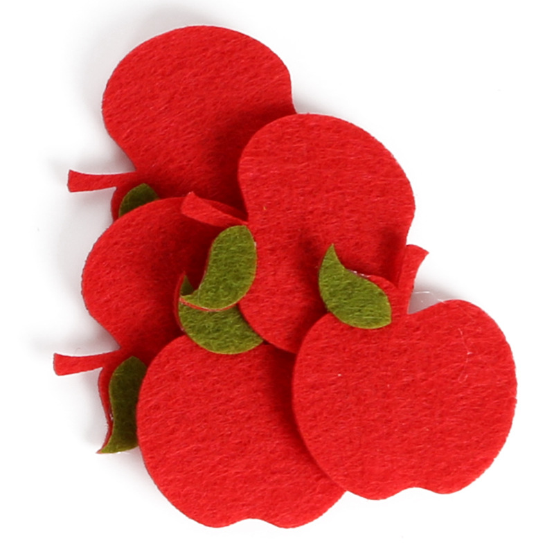 厂家供应幼儿园不织布手工作业数字苹果树宝宝早教玩具教具材料包