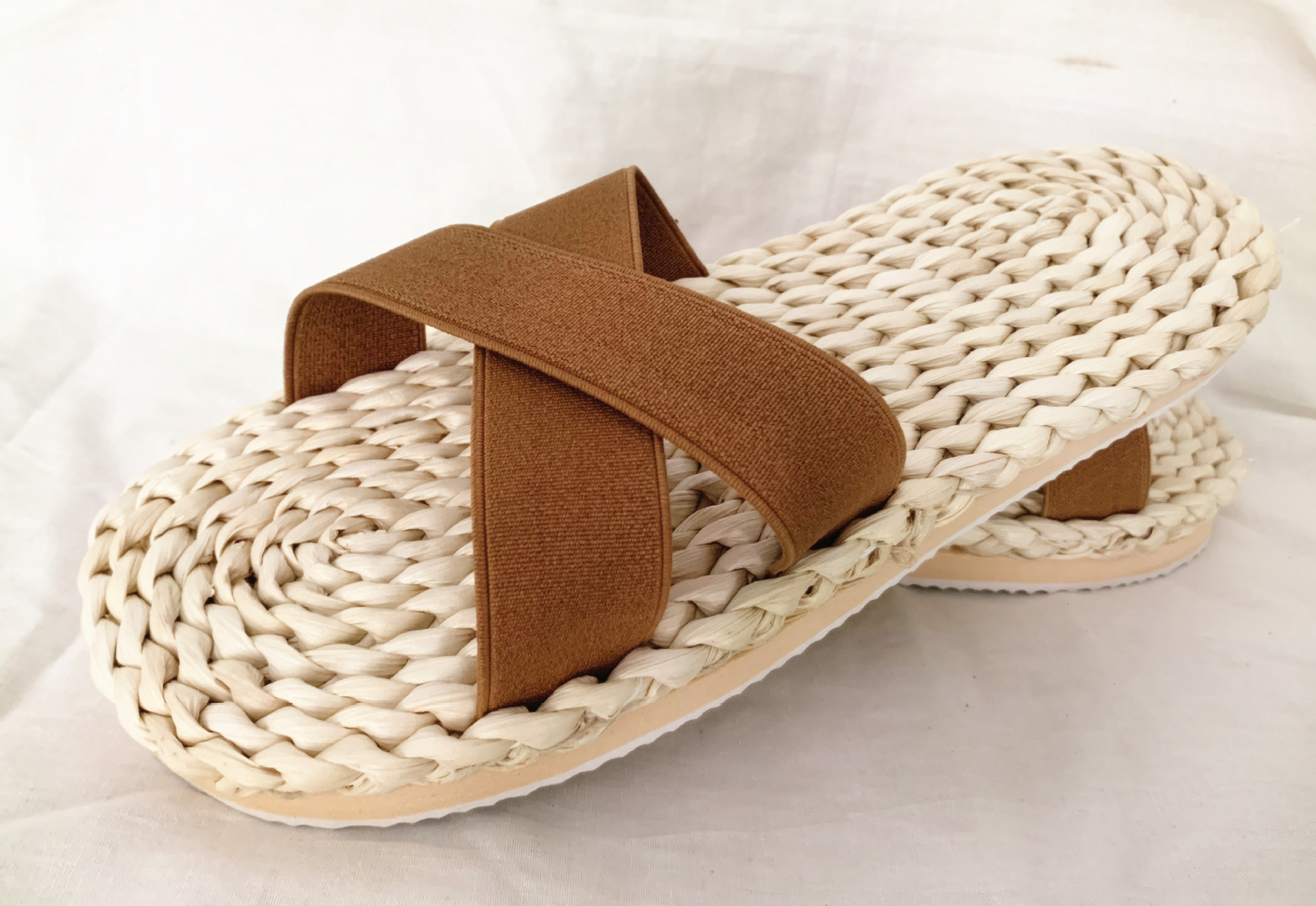 男士女士情侣日系韩系人字拖玉米皮编织草鞋休闲鞋居家鞋沙滩鞋