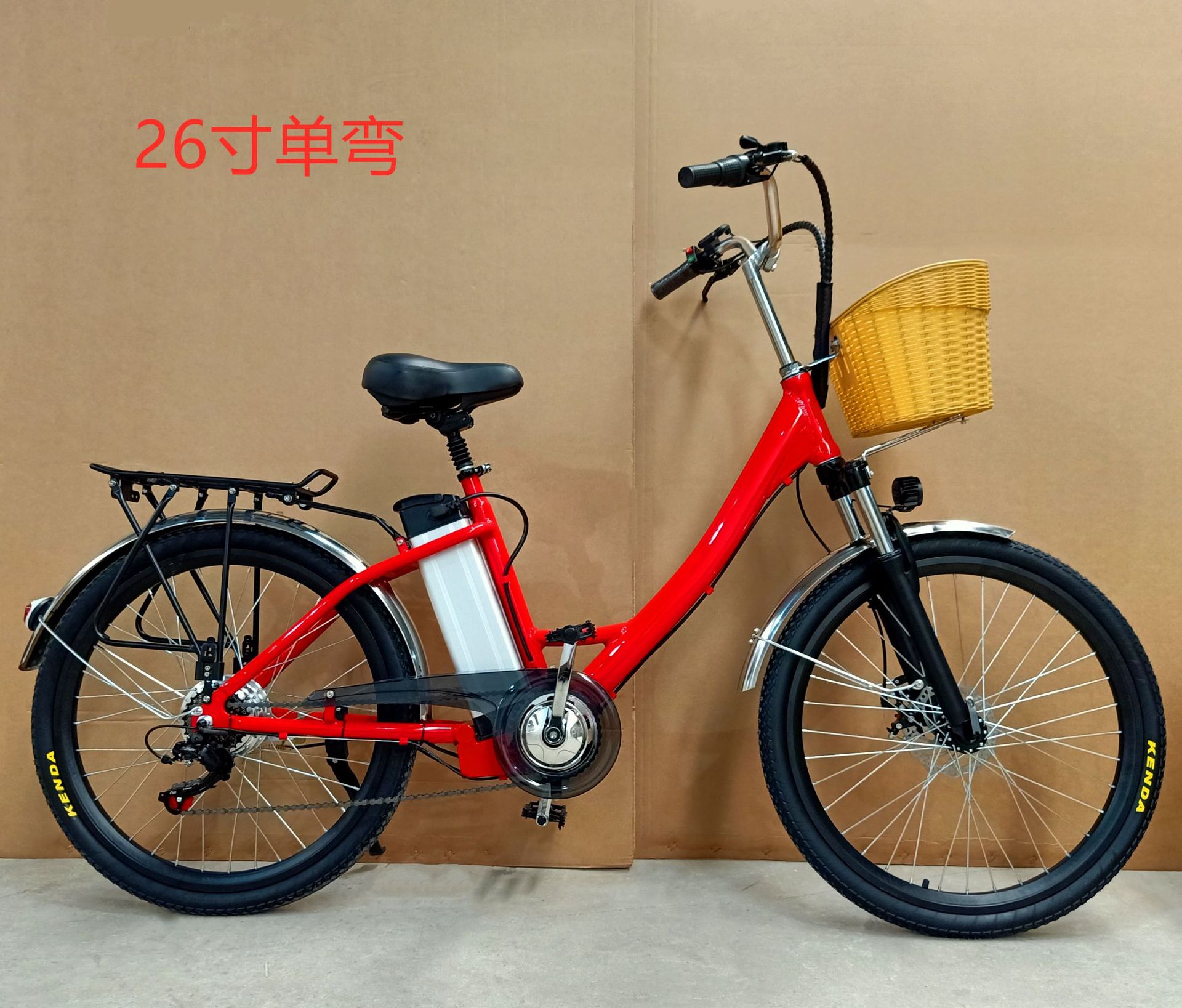 电瓶锂电动自行车成人脚踏助力外卖送餐两大轮单车外贸南北美欧洲