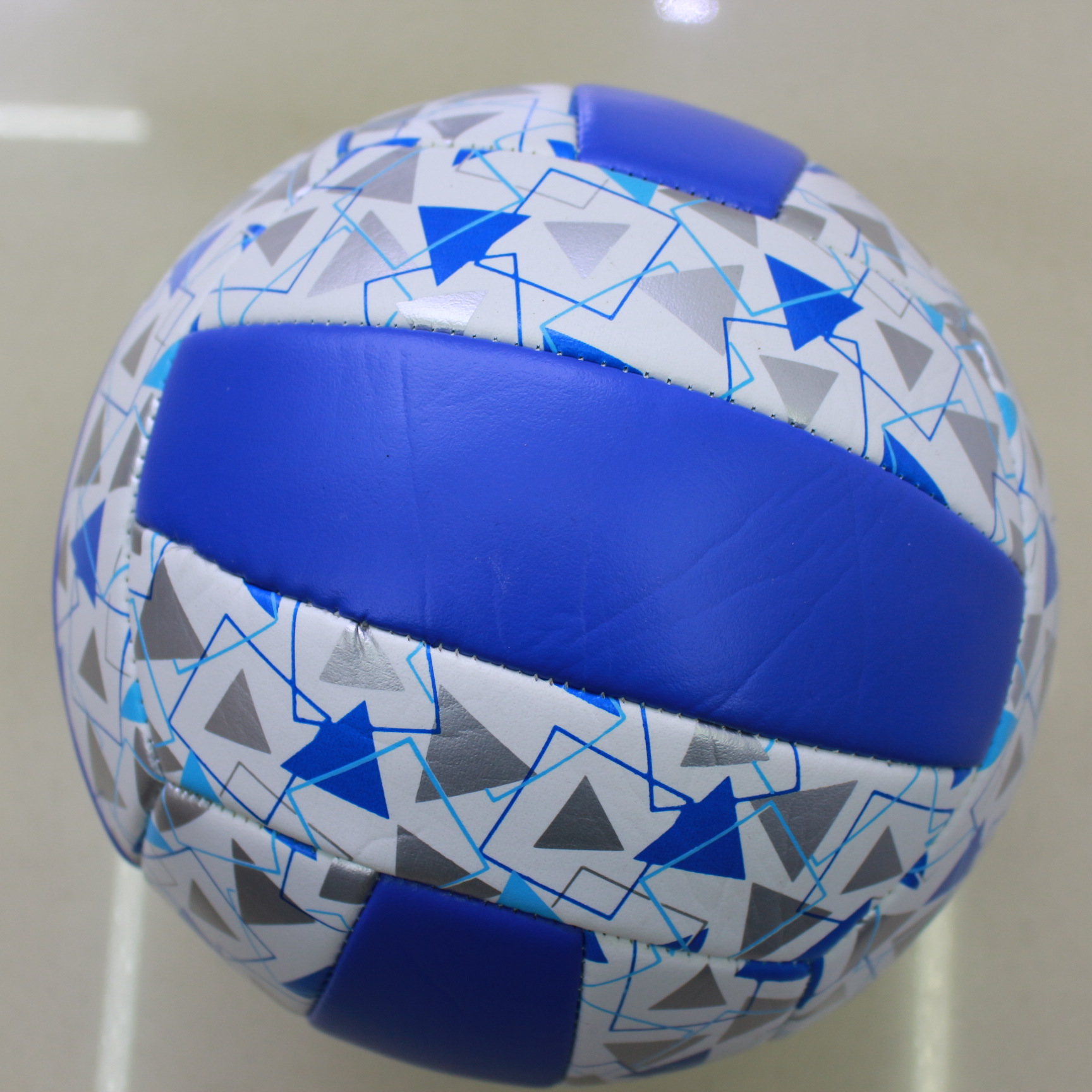 5号排球 青春蓝高发泡中考标准比赛用软排球可来样定做可代发