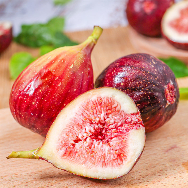 5斤包邮现摘新鲜无花果现发大果孕妇水果红皮无花果干整箱批发
