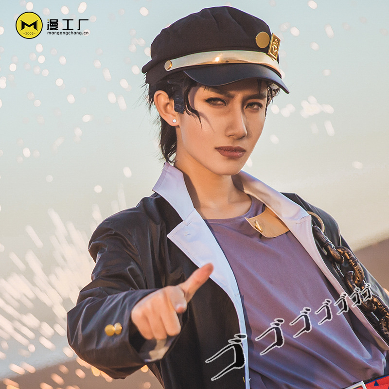 漫工厂jojo的奇妙冒险空条承太郎帽子cosplay同款遮阳帽子鸭舌帽
