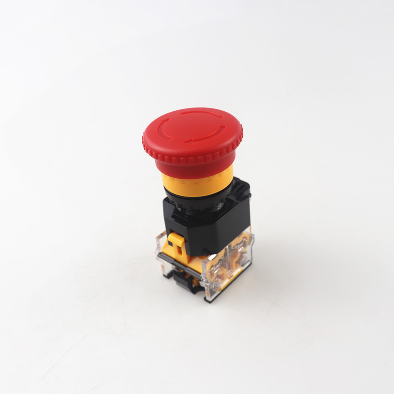 电源启动停止la38-11zs自锁紧急开关22mm急停按钮一常开一常闭-阿里巴