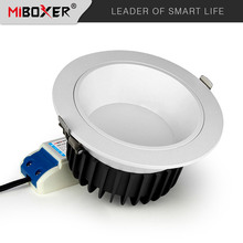 MiBoxer 18W防眩目RGB+双色温筒灯支持手机APP语音控制和2.4G控制