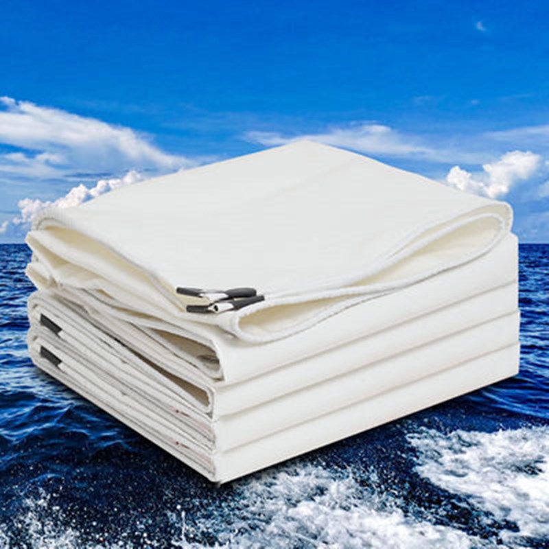 白色防雨布白色刀刮布户外遮雨布加厚油布防水布雨棚篷布防晒蓬布