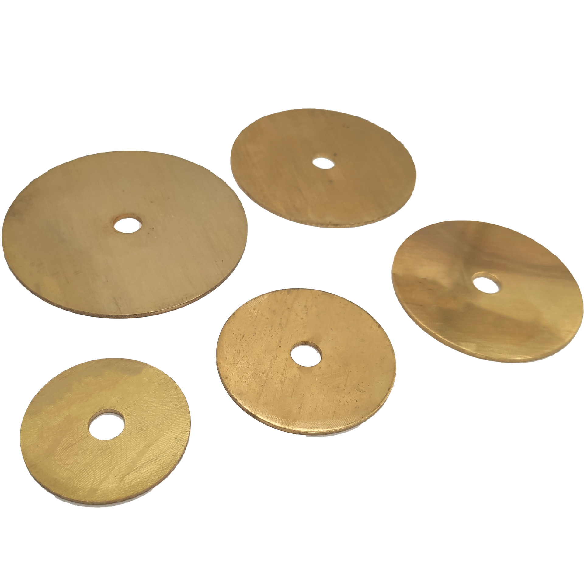 黄铜元片1-3mm冲压黄铜垫片金属垫圈旺艺铜板加工加工激光切割