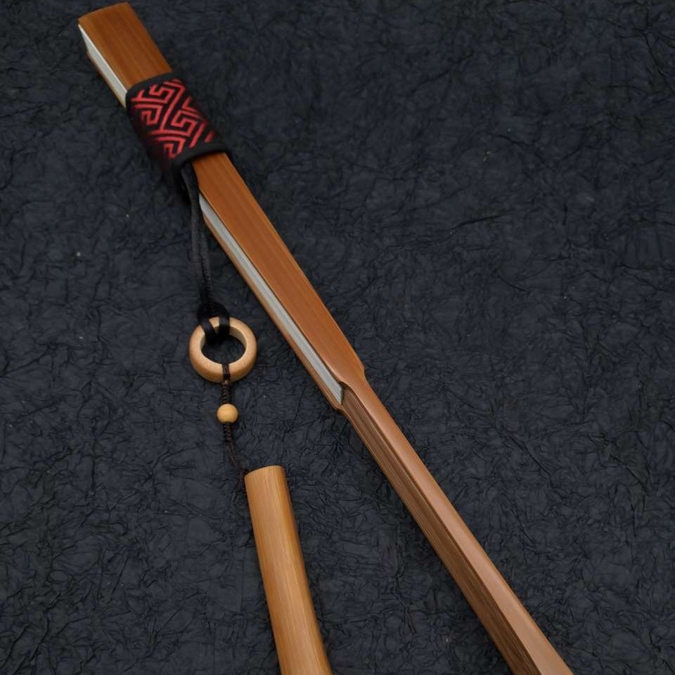 老玉竹古方折扇海派水滴隐士夏荣建水磨玉竹折扇文玩扇子