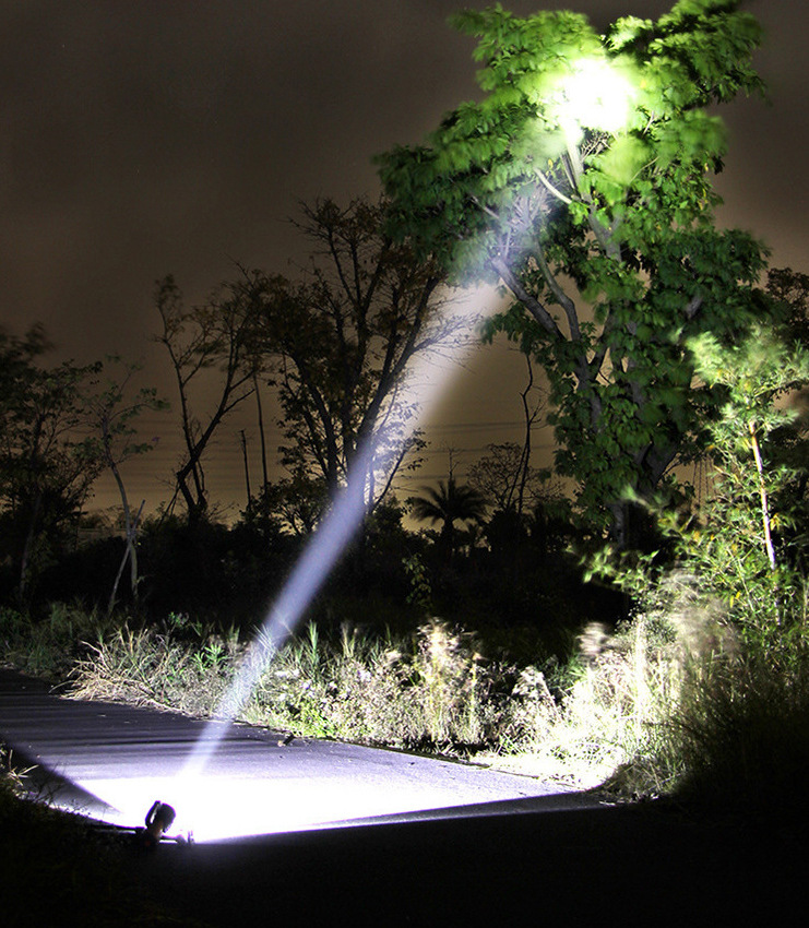 新款大功率应急大灯 led充电手提手电筒探照灯强光远射户外 夜钓