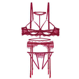 5%流苏性感睡衣闪片乳贴女露乳极度诱惑血滴子隐形无痕情趣配吊袜带