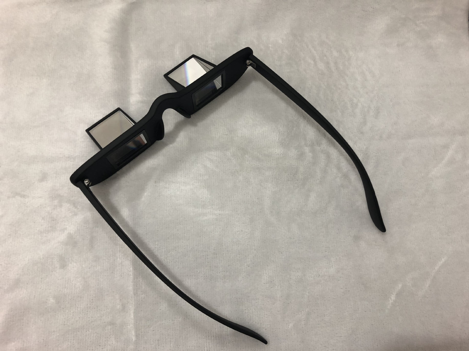 朝上攀岩眼镜高清玻璃棱镜光学折射眼镜户外攀登镜