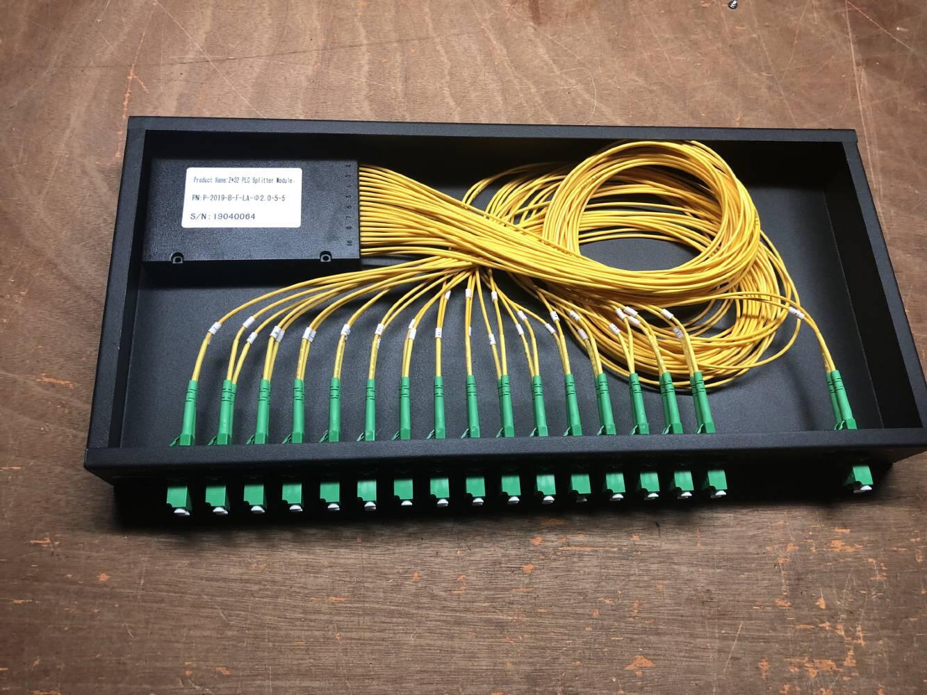 光纤终端盒24芯定制款厂家直销机架式分光器终端盒48芯光缆终端盒-阿