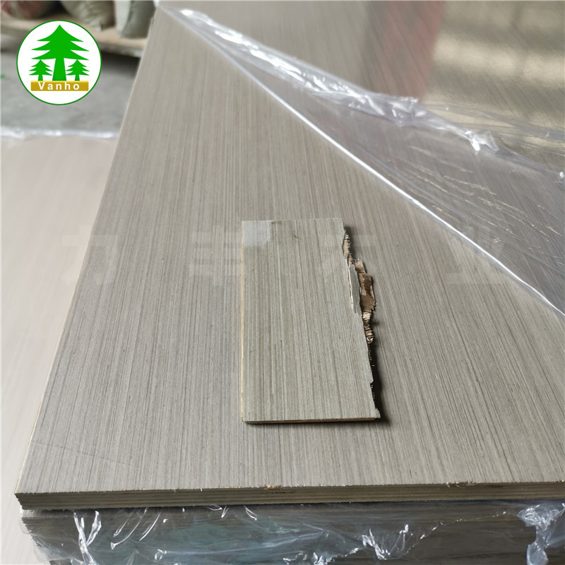 定制科技木皮直纹银梨细直纹家具贴面板 多层实木kd银梨饰面板