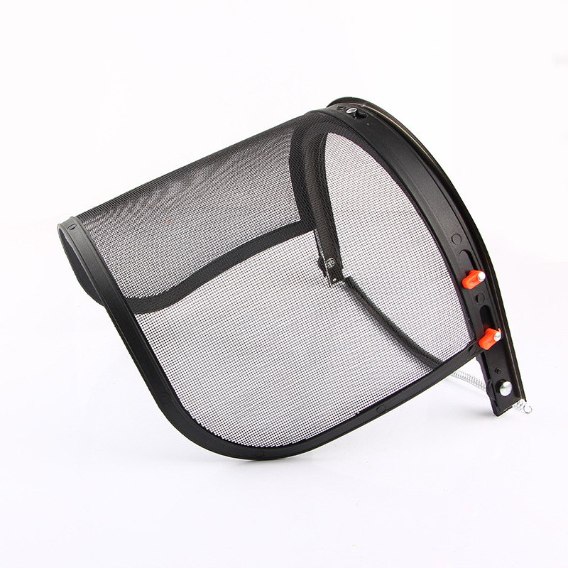 Steel Mesh Mask Helmet Mowing Helmet Facial Mask Accessories Protective Cover Grass Mower Grass Protective Gear