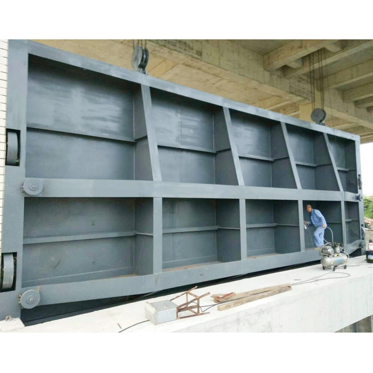 泄洪闸门渠道闸门节制闸大型钢制闸门镶铜铸铁闸门防洪闸水利闸门