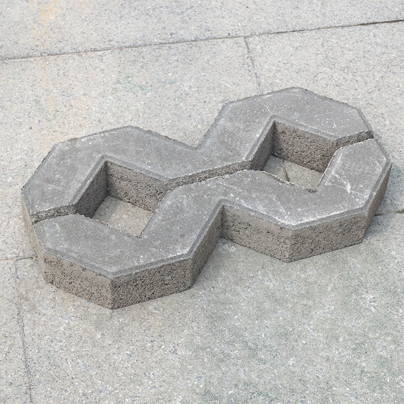 8字植草砖厂家供应停车场草坪砖车位砖定制彩色透水绿化园林砖