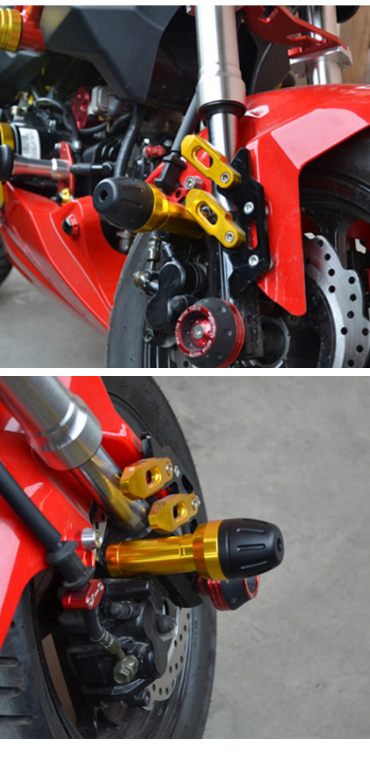 适用雅马哈街车摩托车改装防摔棒跑车防摔胶车身防摔球配件通用