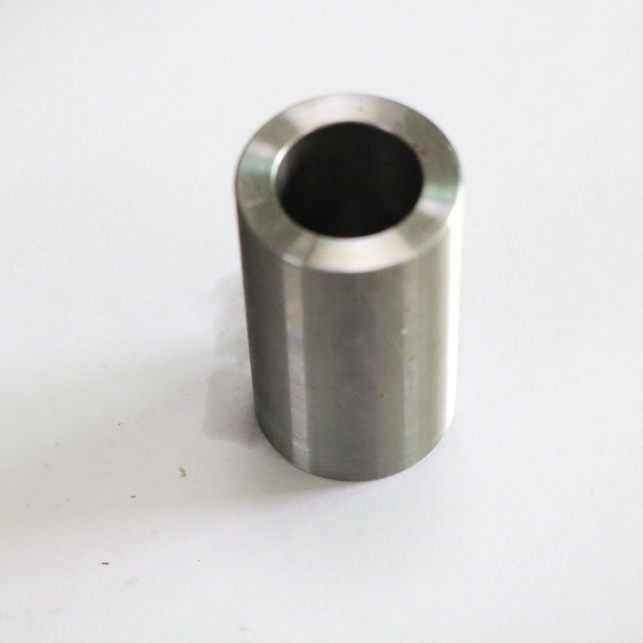 数控车床加工50*29mm圆柱形不锈钢导套_钢筋连接套筒钢筋接头加工