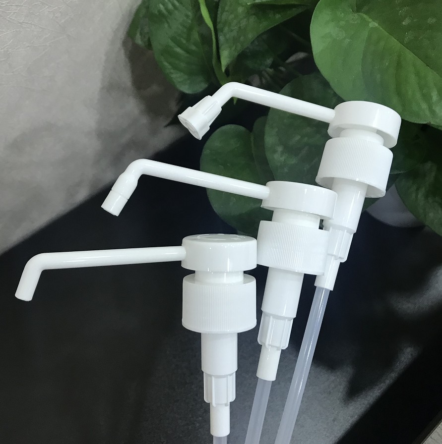 厂家直供24牙28牙32牙38牙长嘴单孔三孔喷雾泵头洗手液消毒喷头