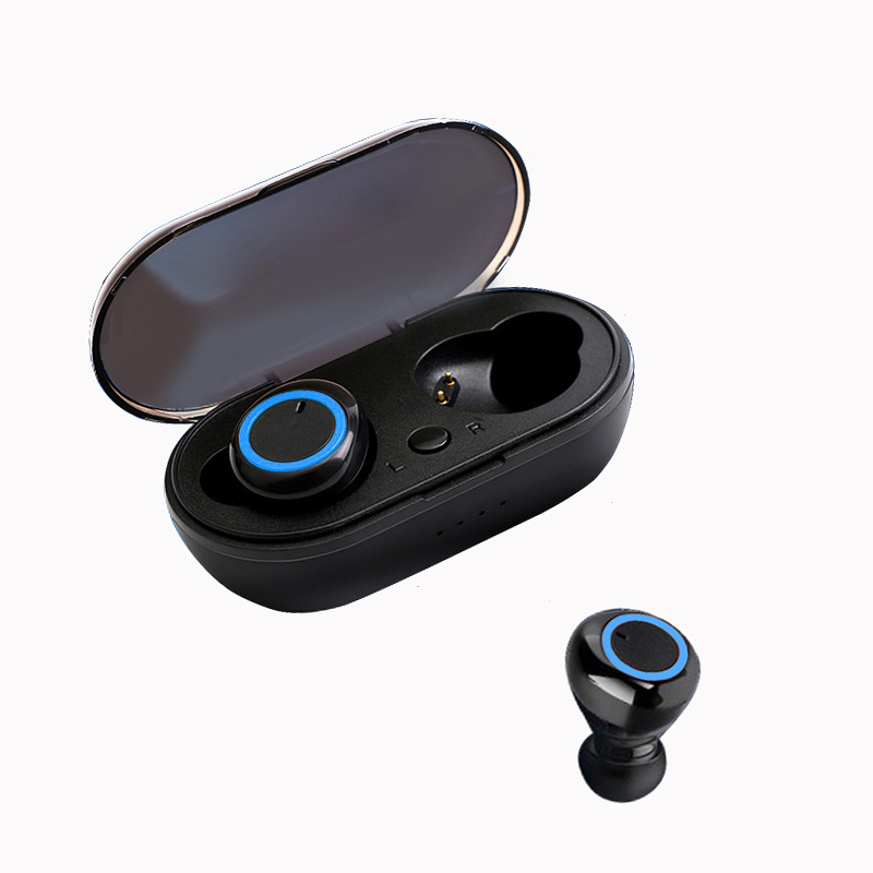 Y50蓝牙耳机y50厂家TWS2运动户外无线耳机5.0带充电仓触摸耳机